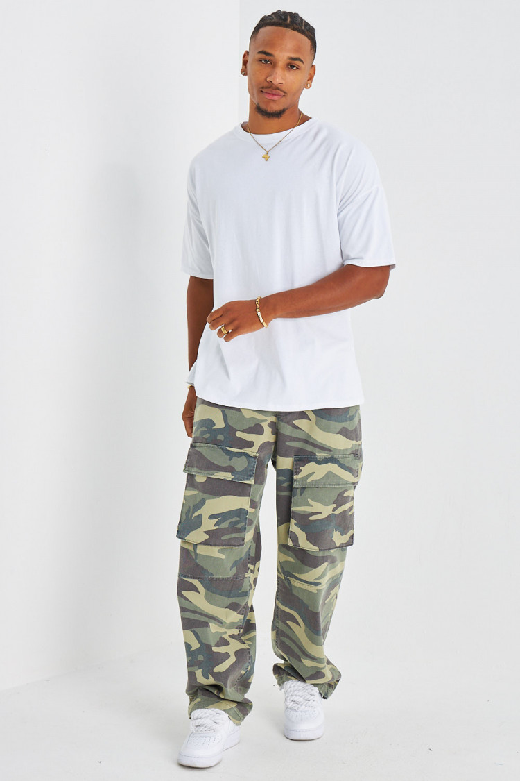Jogger pant kaki camouflage