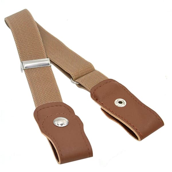 Elastisk Belte uten Beltespenne - Beige