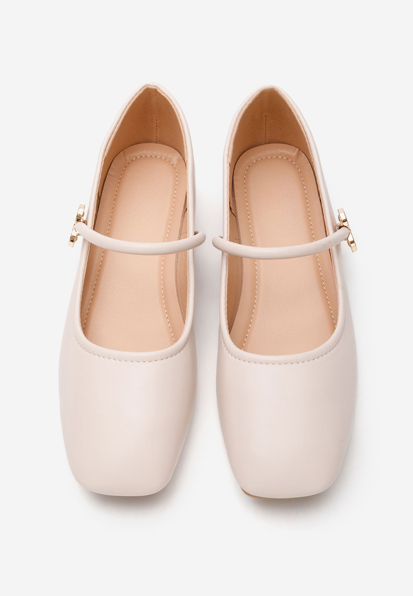 Ballerines femme beige Norina