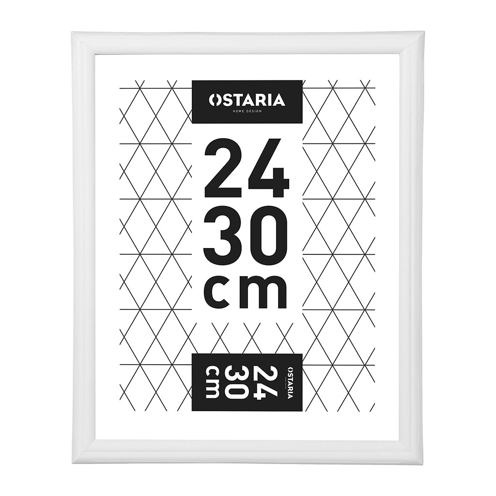 Cadre photo ONYX blanc 24x30cm