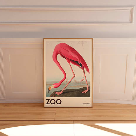 The Zoo Collection, Flamingo - 30x40 cm