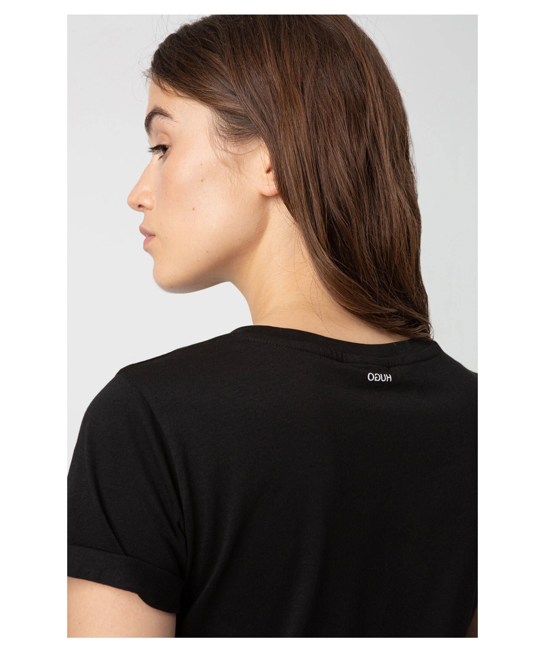 HUGO| Damen T-Shirt THE PLAIN TEE Kurzarm