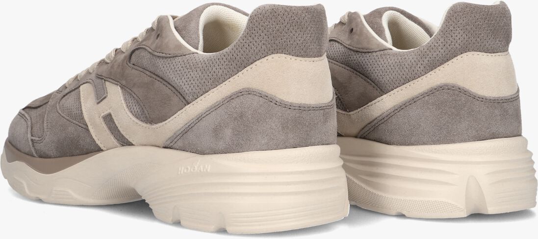 taupe hogan lage sneakers combi sneaker