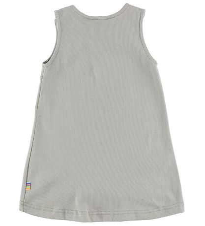 Joha Kleid - Baumwolle - Grau m. Tasche