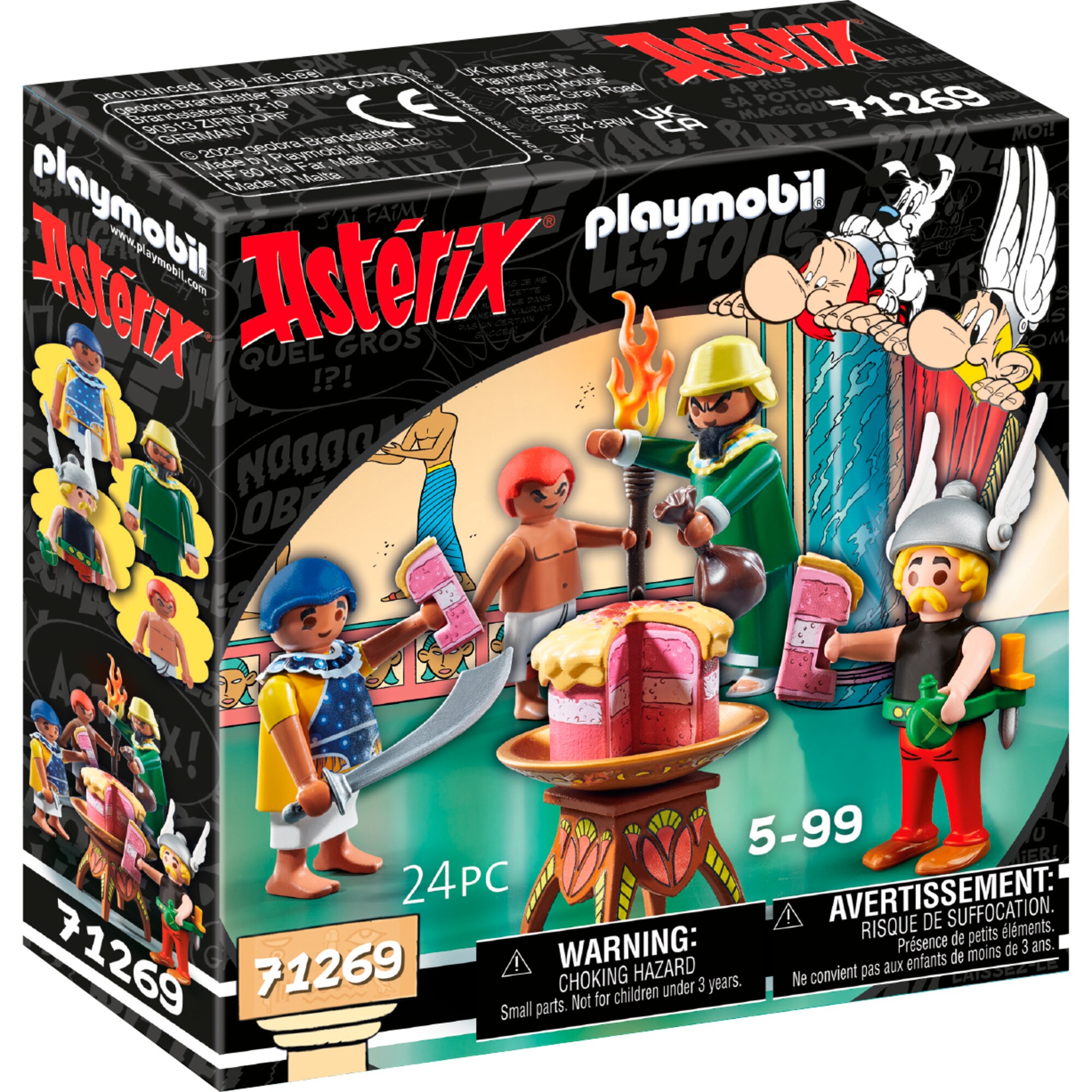PLAYMOBIL Konstruktionsspielzeug Asterix Pyradonis' vergiftete Torte