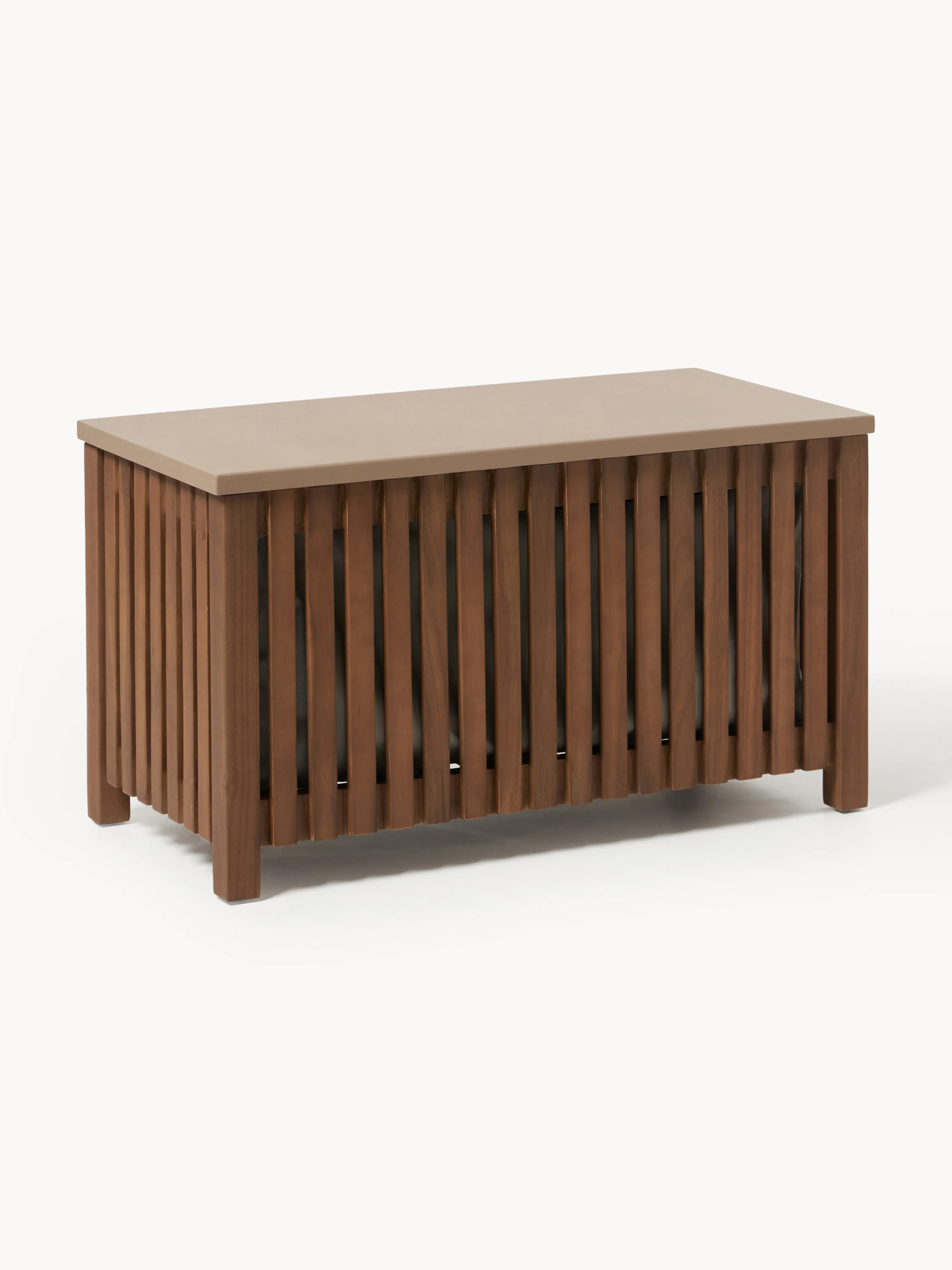 Tuinopbergdoos Arkin van acaciahout met voering, B 80 cm