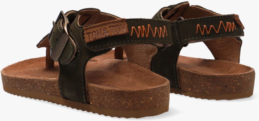 TON & TON groene ton & ton sandalen pl_om001