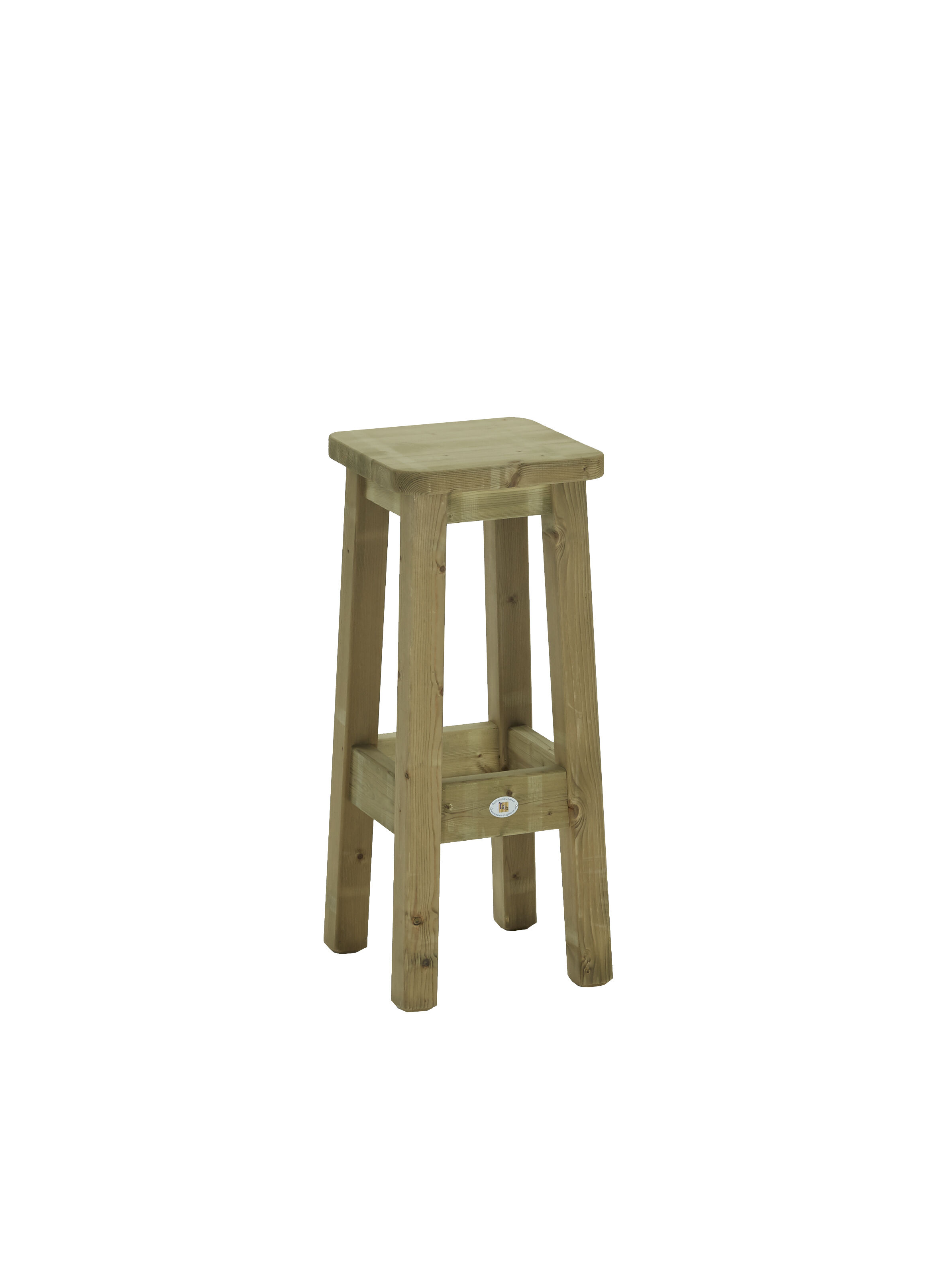 Talen  - Barkruk - Bruin - 1x34x34 cm