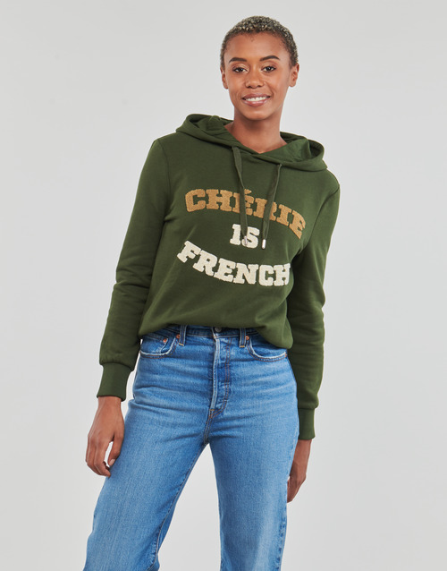 Only - ONLJENNI L/S FENCH HOOD CS SWT - Kaki