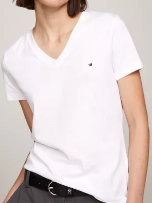 Camiseta Heritage com decote em V