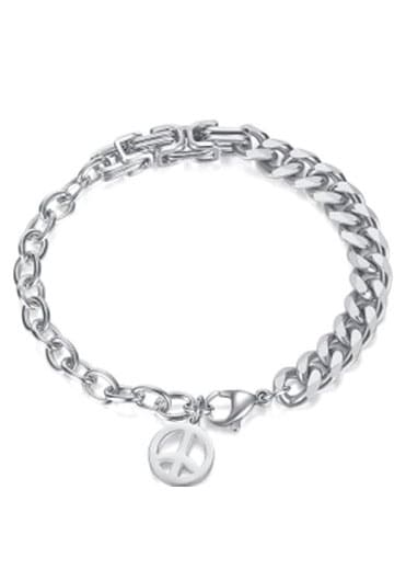 Firetti Edelstahlarmband »Schmuck Geschenk Peace, Frieden«