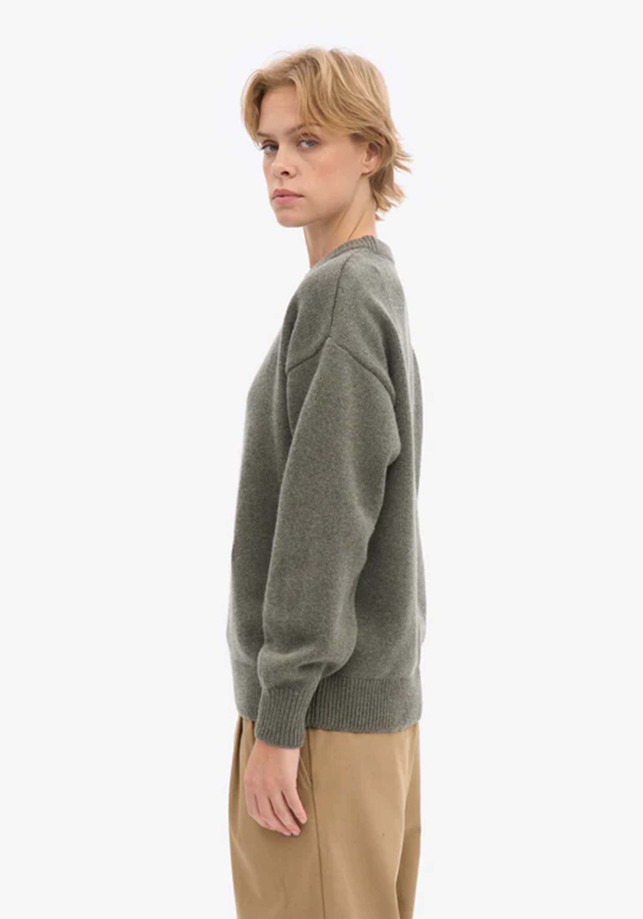 Colorful Standard Oversized Merino-Wollpullover Dusty Olive