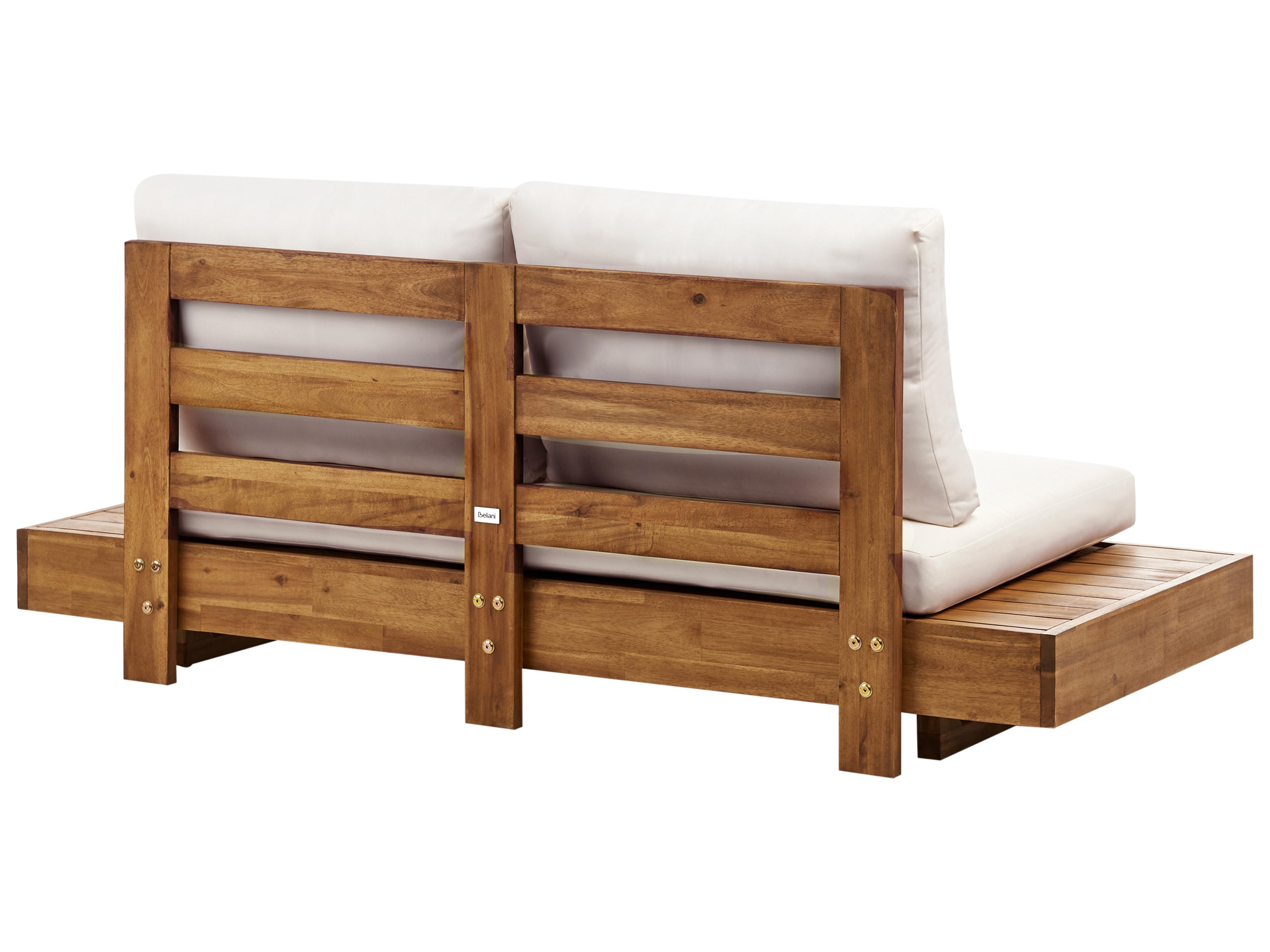 Tuin loungebank 2-zits MARETTIMO Gecertificeerd acaciahout Bruin