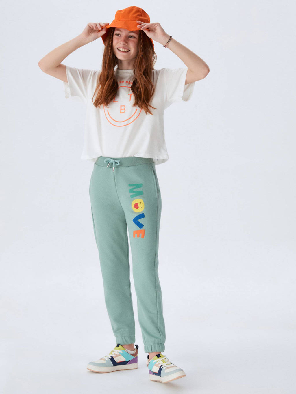 LTB T-shirt ROZEFE met printopdruk off white