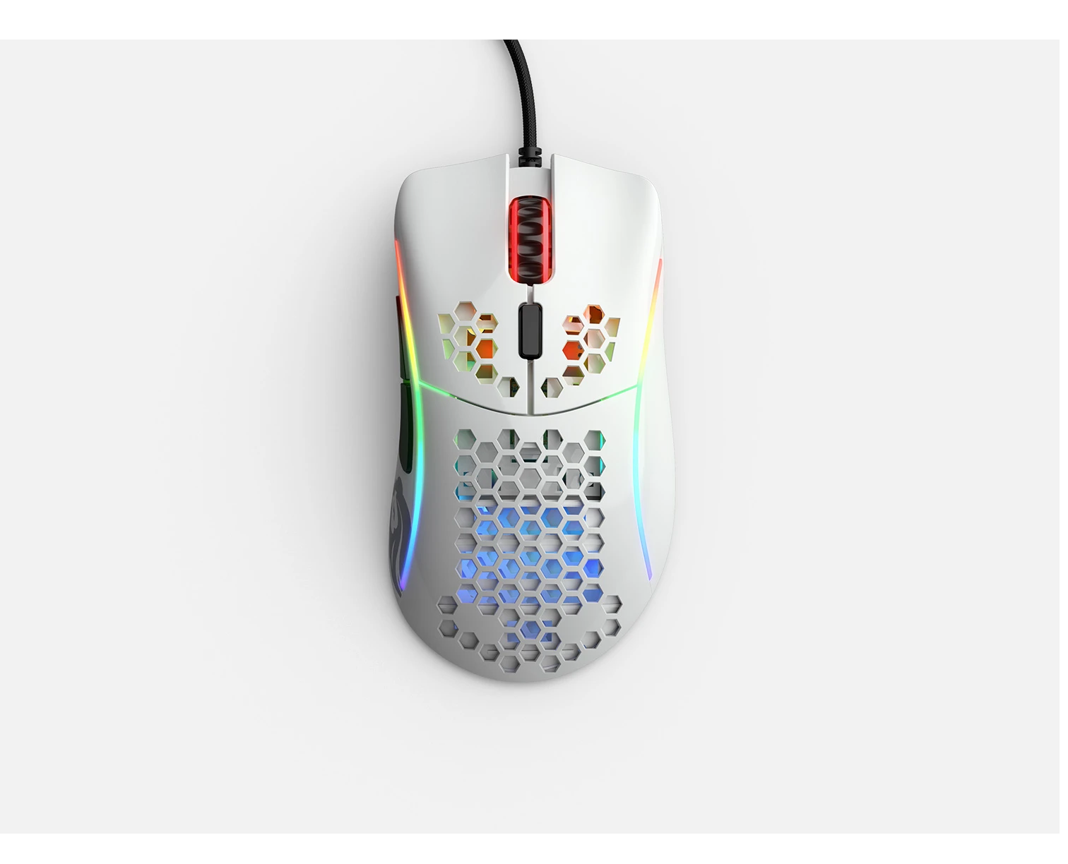 Glorious PC Gaming Race Model D- Souris Gaming - Blanche brillante