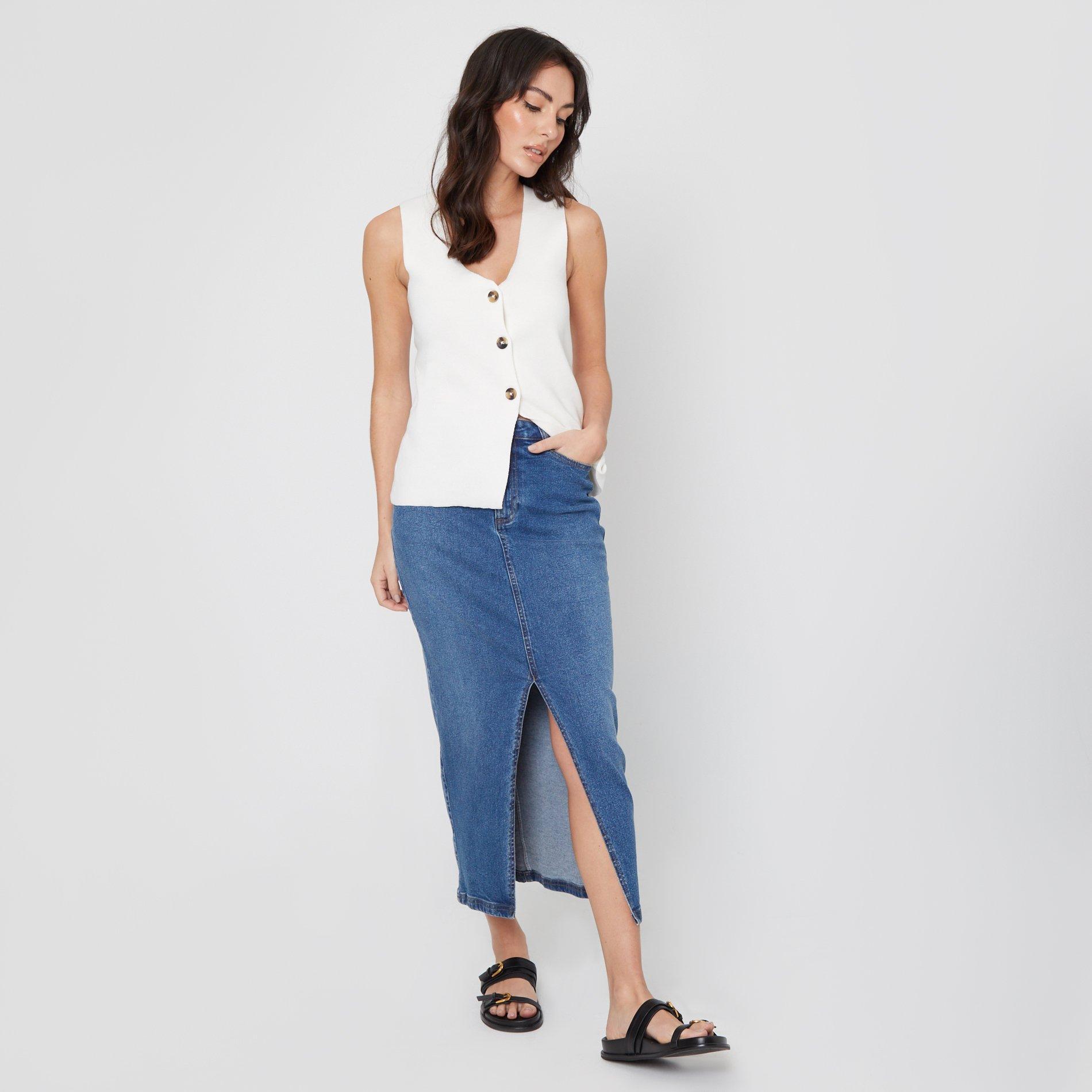 Be You Ladies Knitted Waistcoat