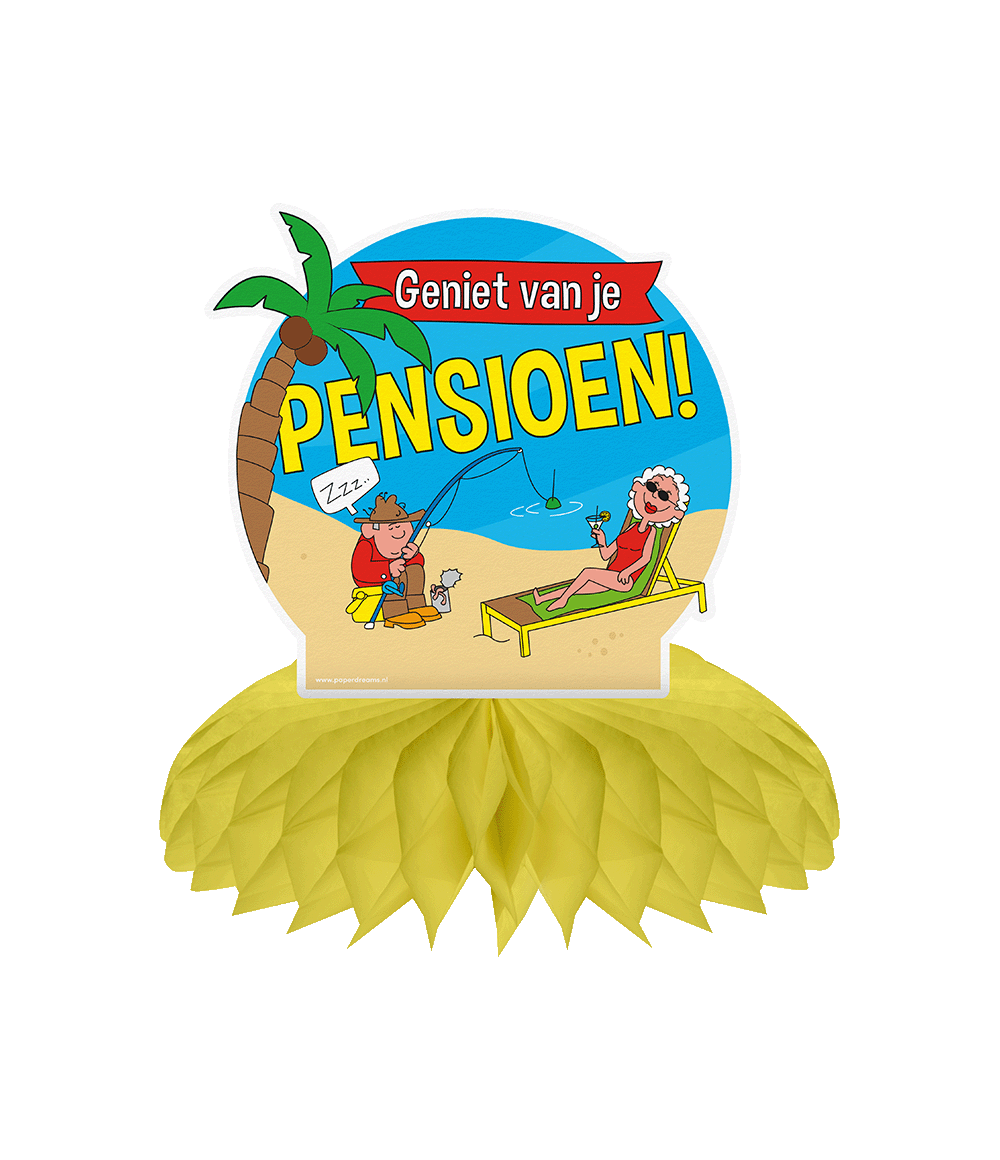 Pensioen Tafeldecoratie