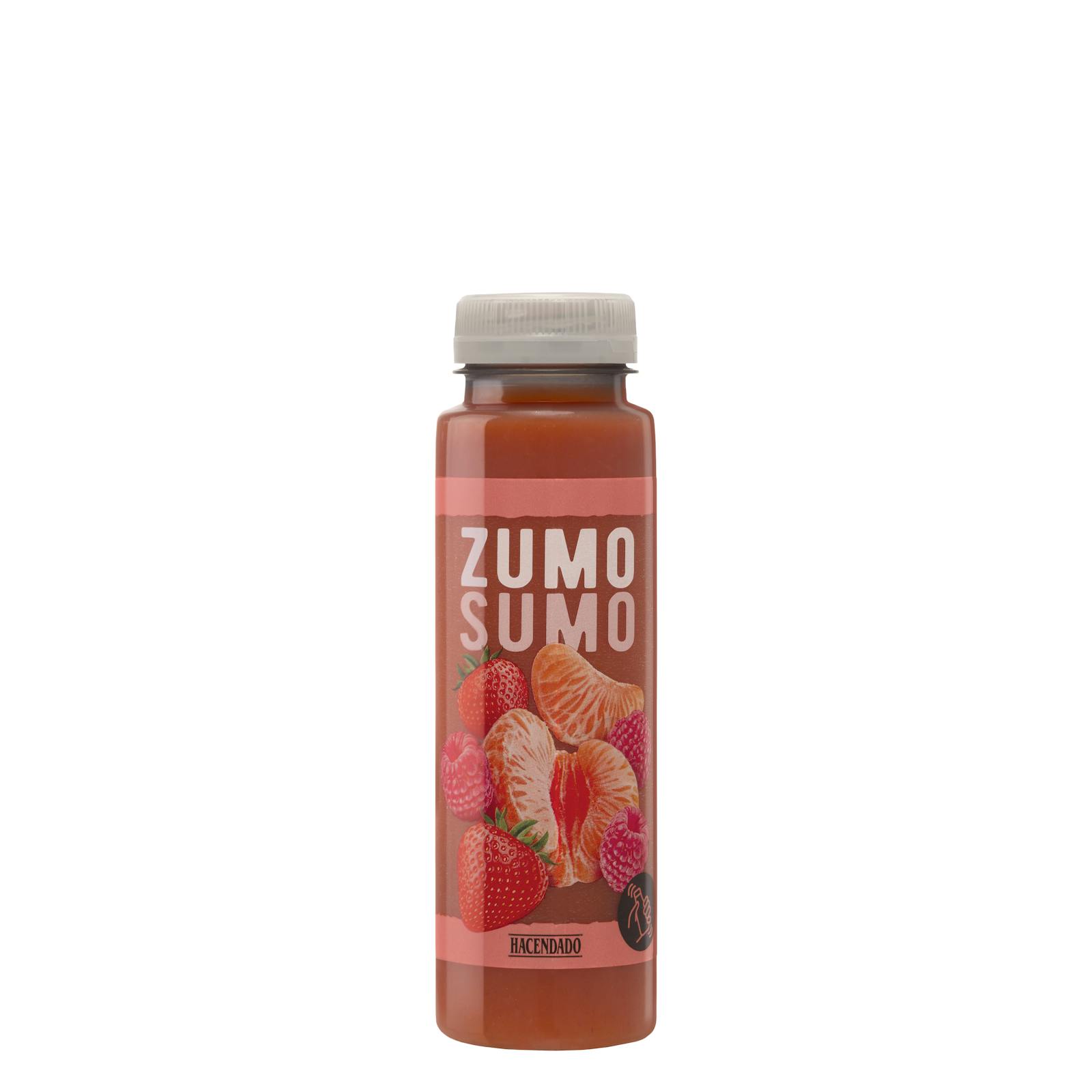 Jus de mandarine, fraise et framboise Hacendado