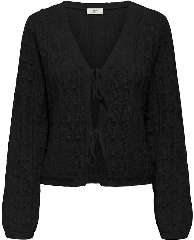 Jacqueline de Yong - Jdysigrid Life Tie Cardigan - Zwart - Vest