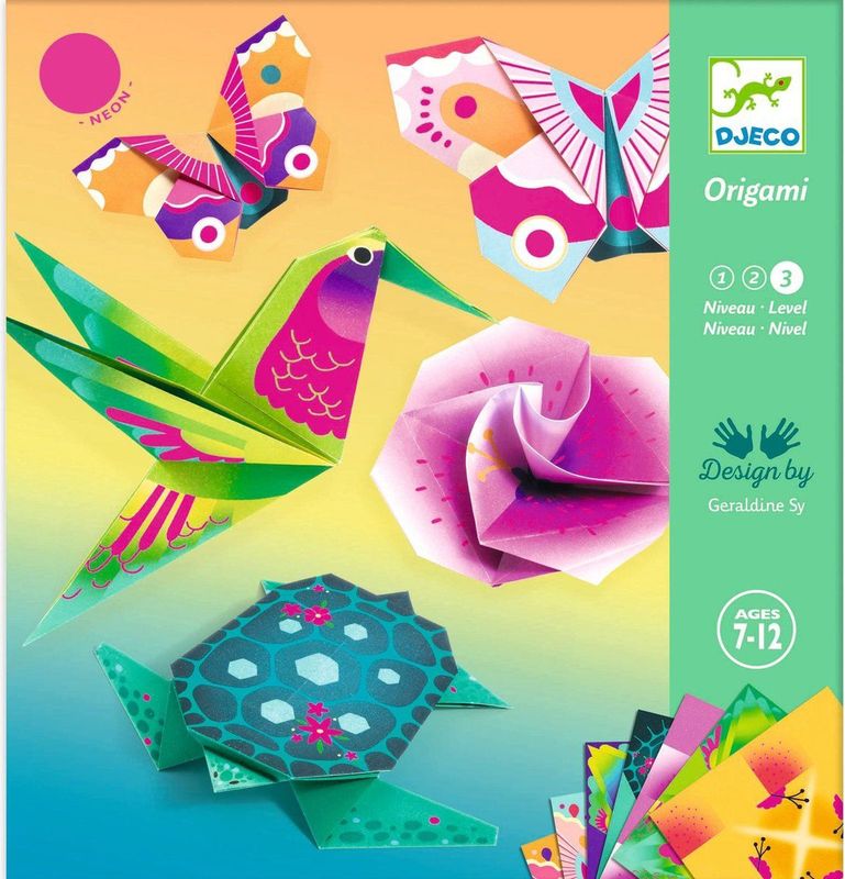 DJECO - Origami Les Tropiques - Etui - Groen - Exotische Accenten