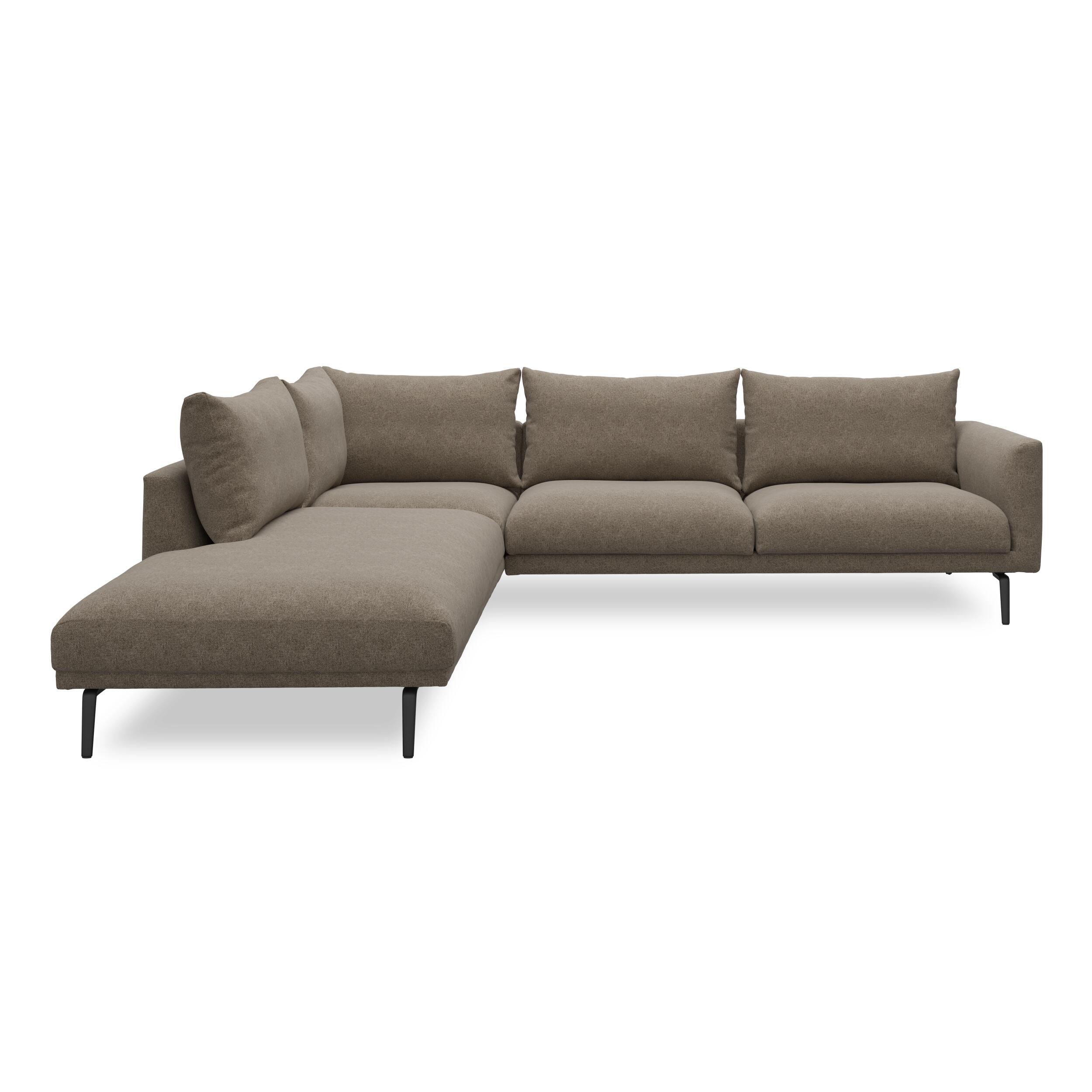 Hallsberg venstrevendt sofa med pufafslutning