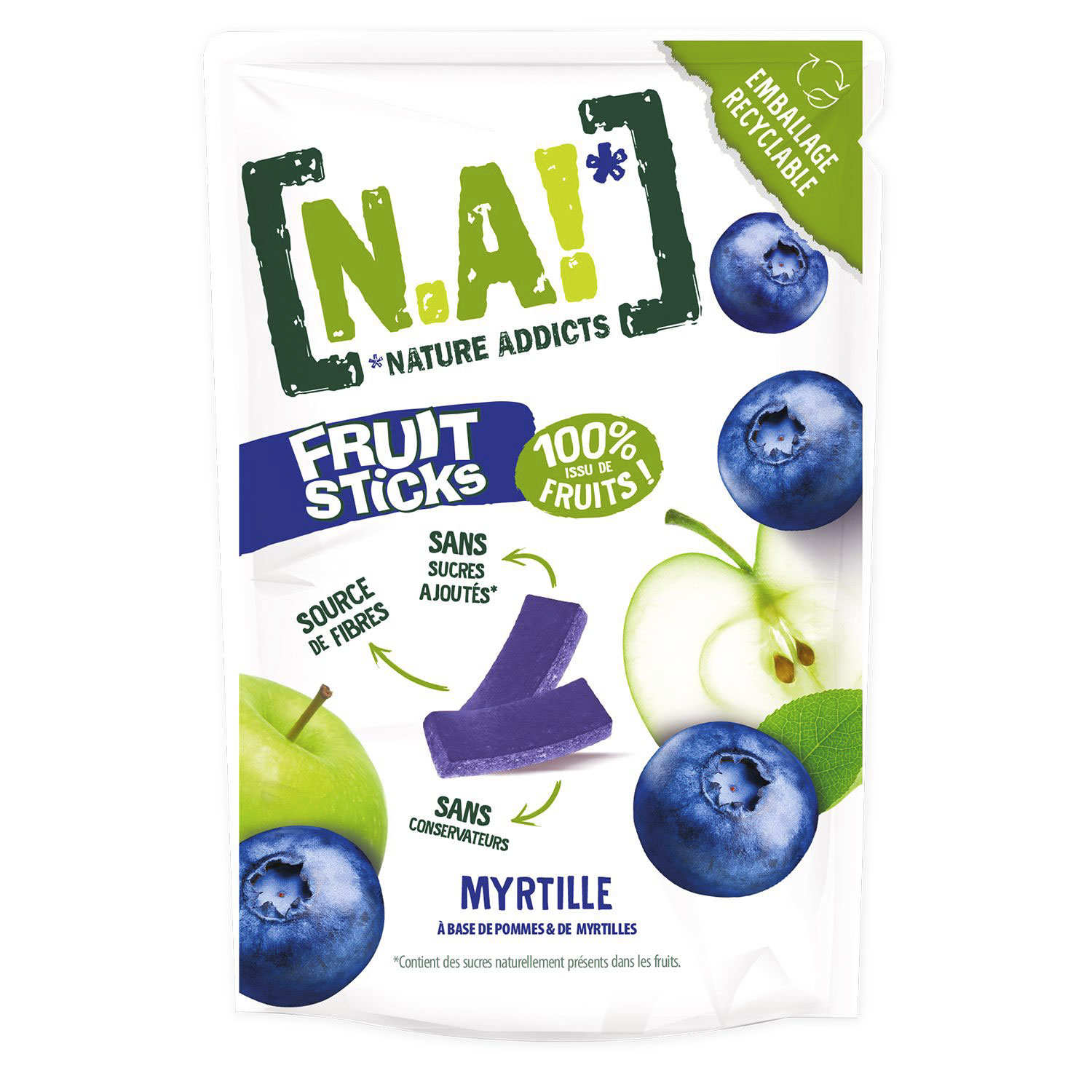 Fruit stick à la myrtille