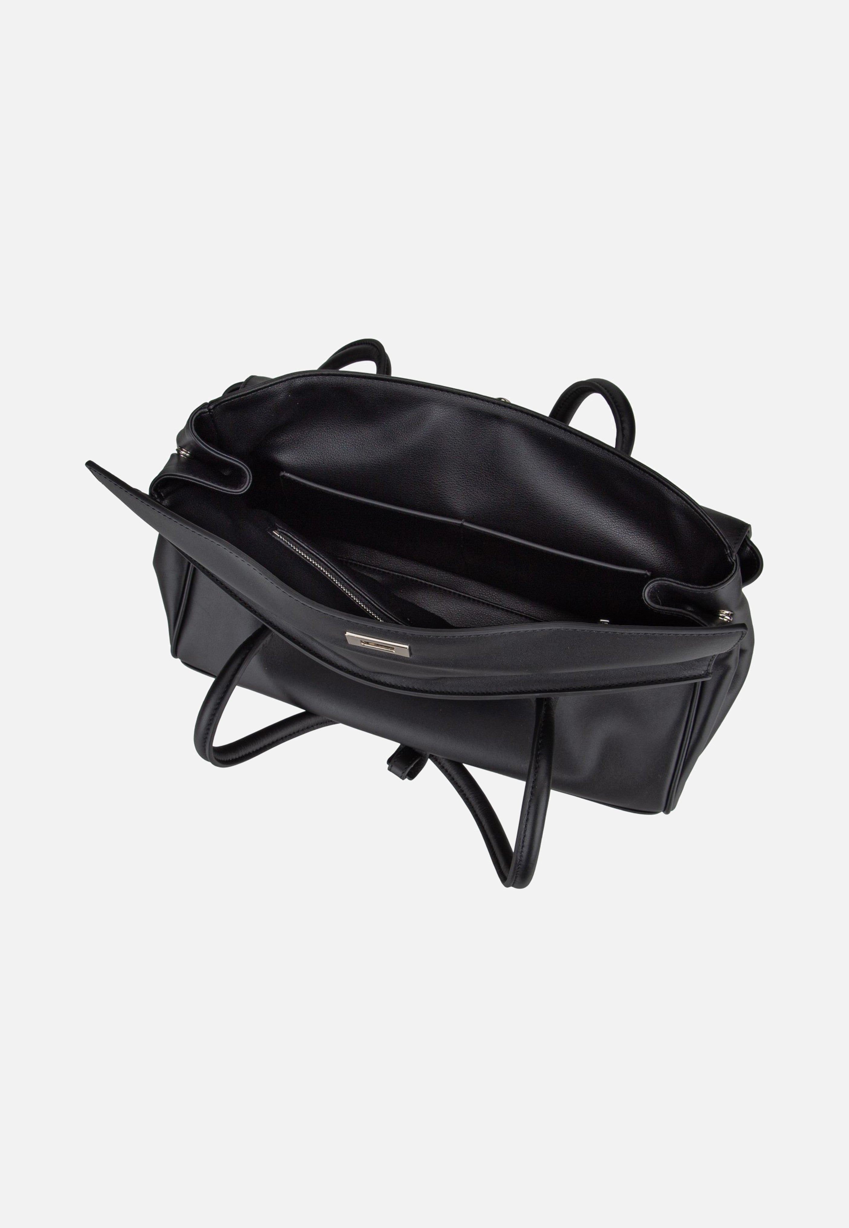 Gloria II Satchel M New Calf Black - Shopper