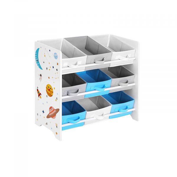 Songmics Armário de Armazenamento Infantil 62,5x29,5x60 cm Branco