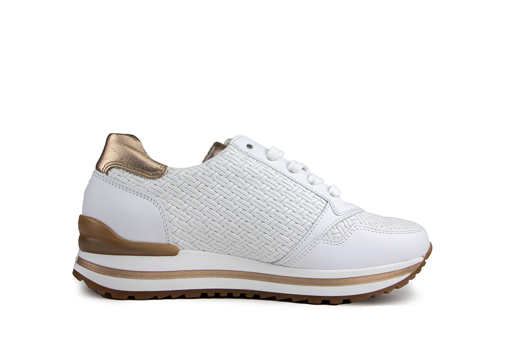 Gabor Sneaker Twist Weiss Platino