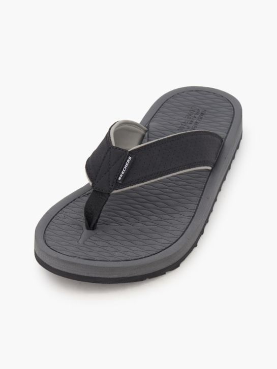 Skechers Pantoletten-Zehentrenner Schwarz