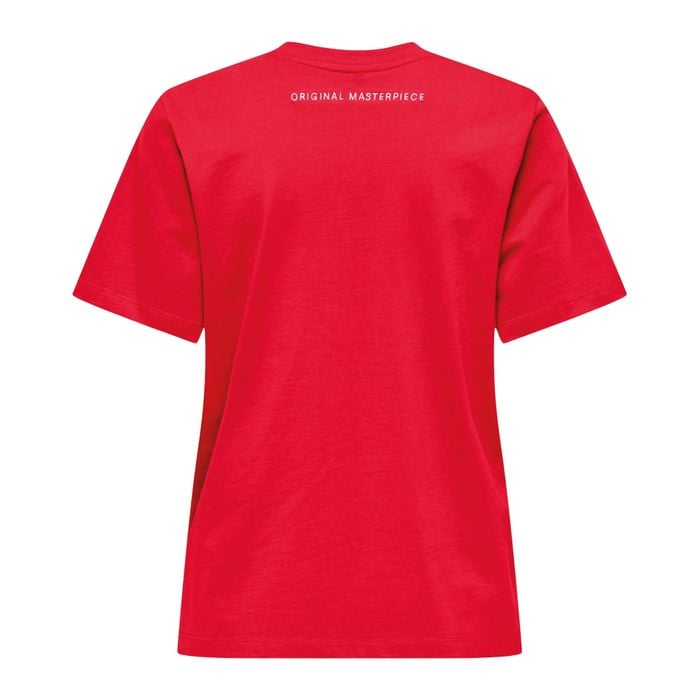 Only Leona Text Top Box Shirt Dames