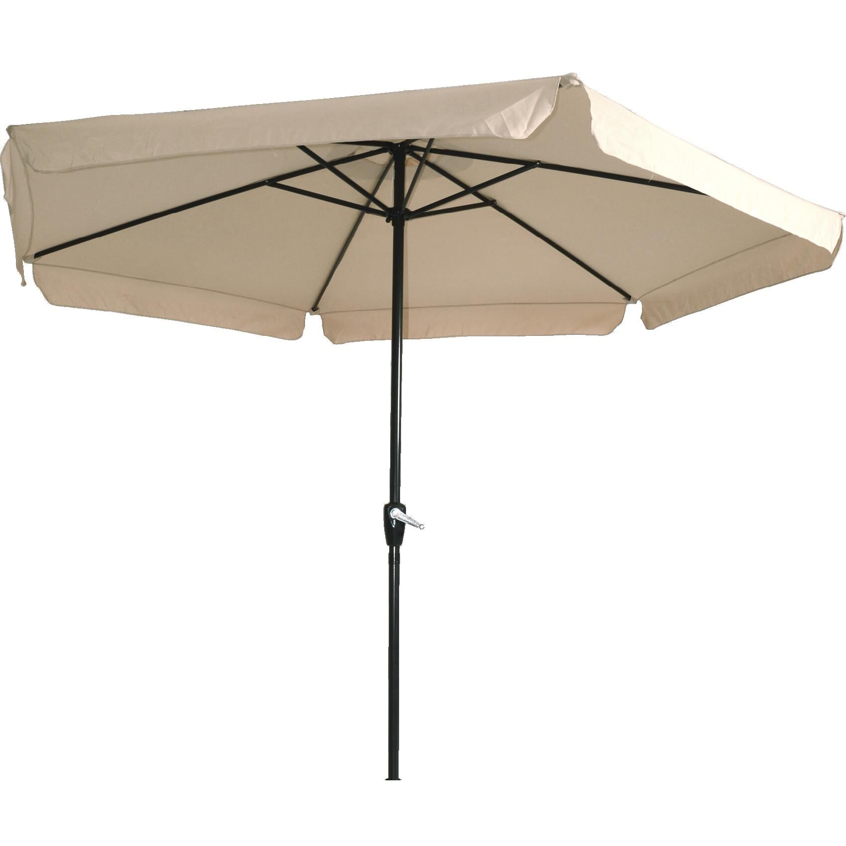 Lesli Living Gemini Stokparasol - Parasol - Ecru - 300 cm