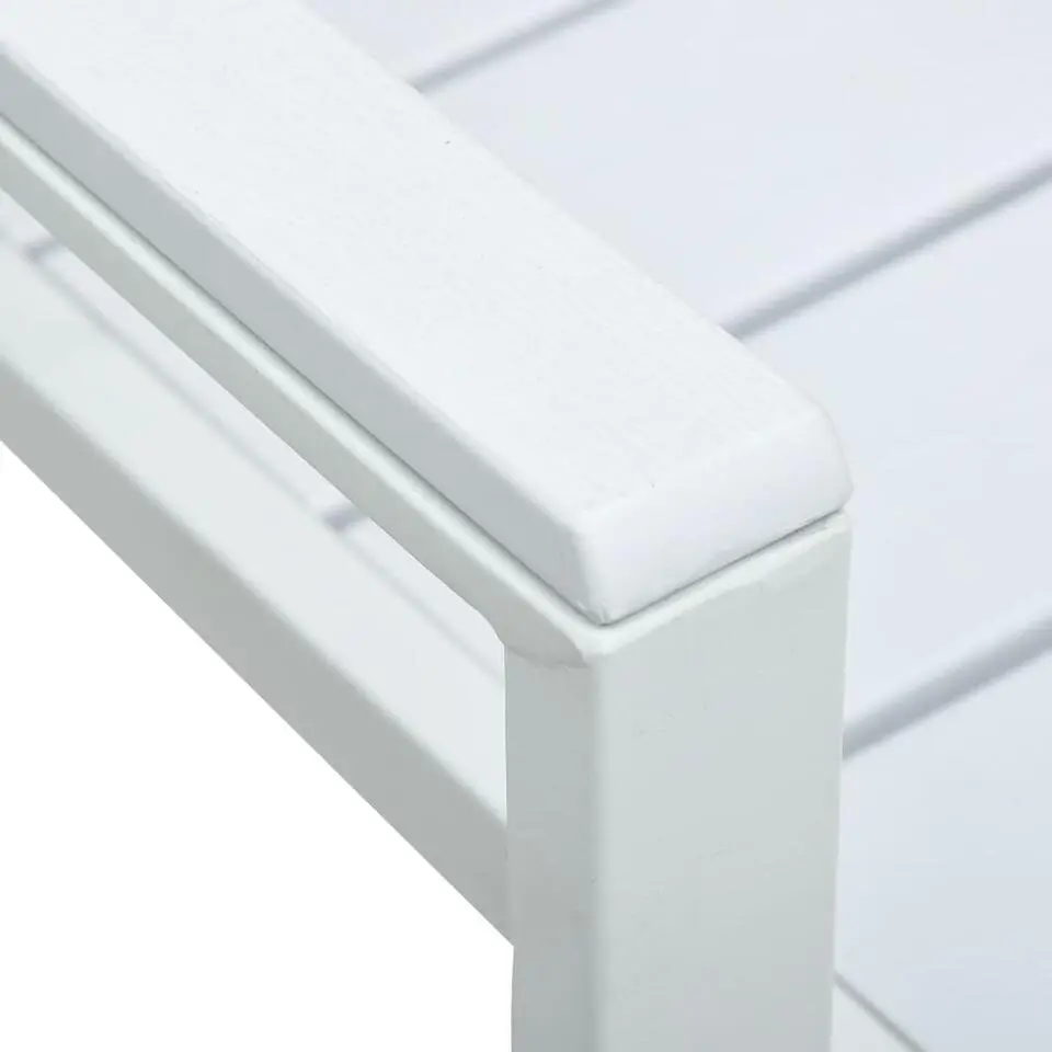 vidaXL - Tuinstoelen - Wit - Hout - 4 stuks