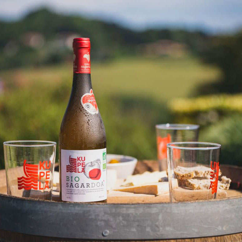 Kupela Sagardoa bio - Vin de pomme basque 6%