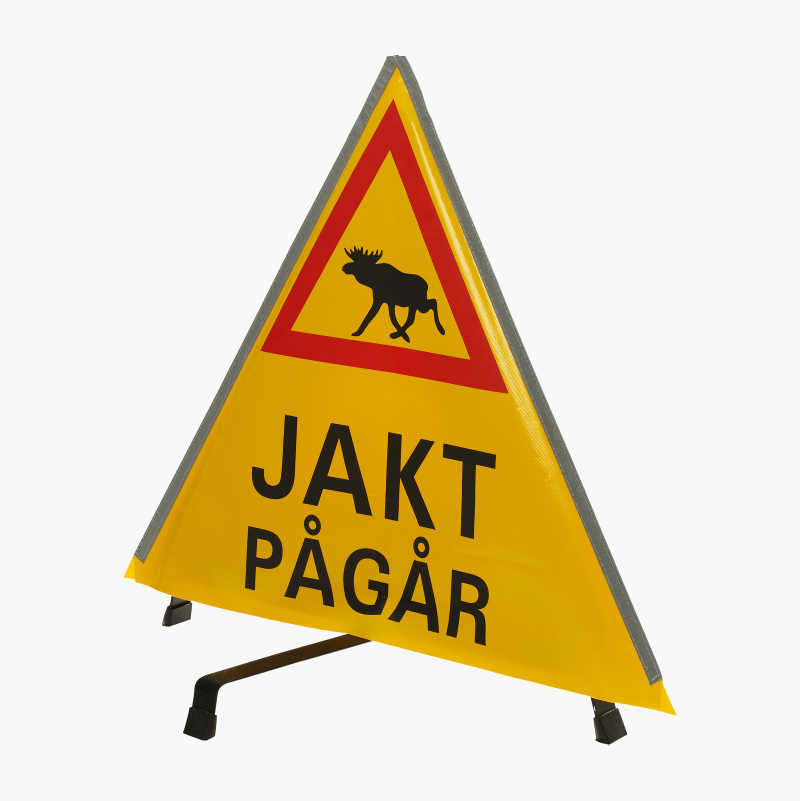 Varseltrekant ”Jakt pågår”