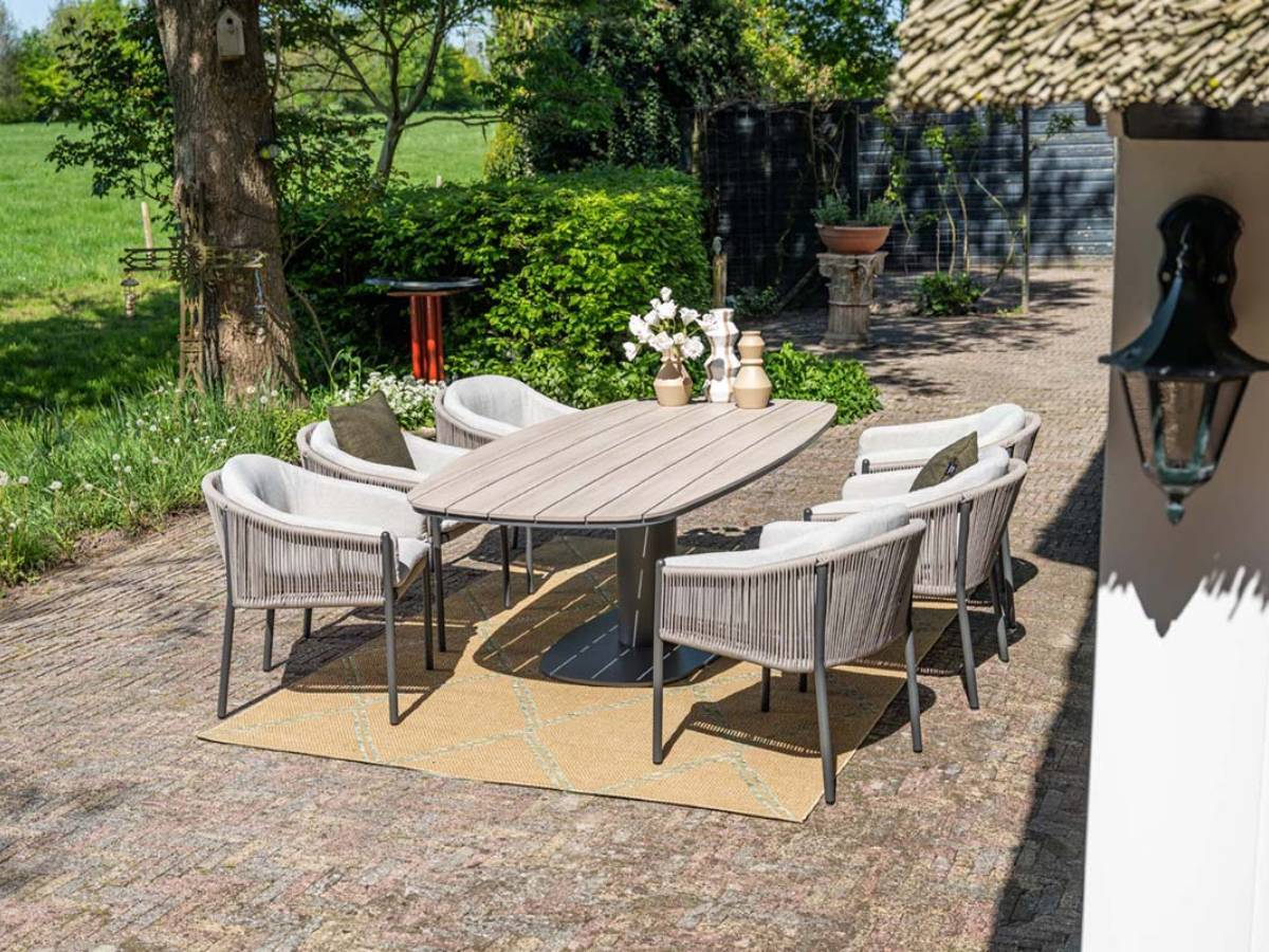 Garden Impressions Newton 230 x 110 cm tuintafel