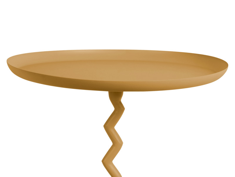 Side Table Zig Zag Medium LM2255RD Red ochre