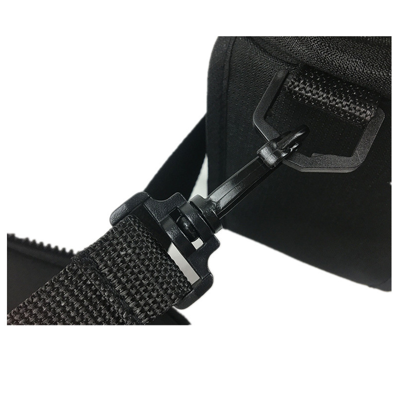 (33x16x10cm) Kinderwagen Organizer Tasche Wickeltasche Aufbewahrungsfächer für Windeln / Milchflasche / Kleidung - Schwarz