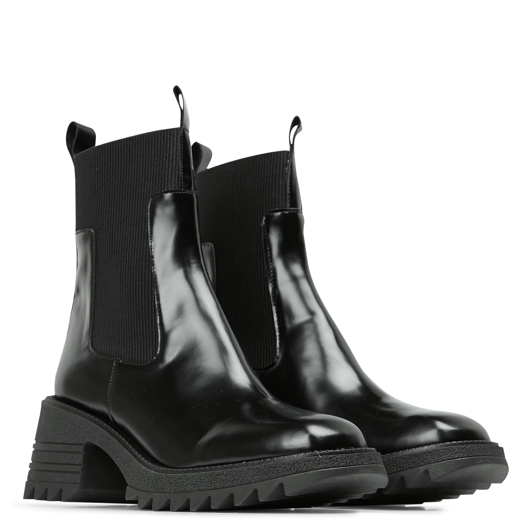 DOVE - Bottines en cuir| Noir
