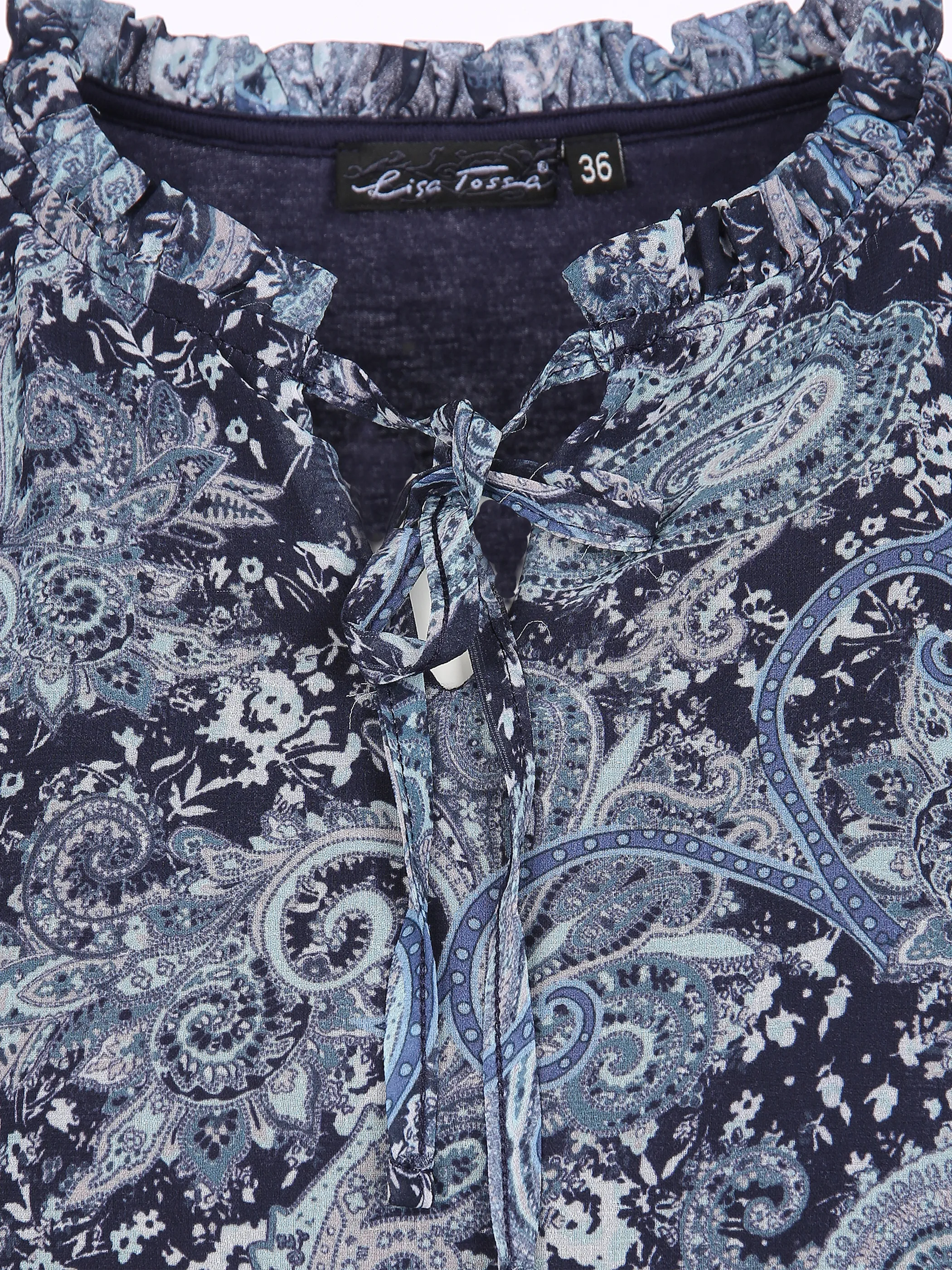 Damen Chiffonbluse im Paisleyprint