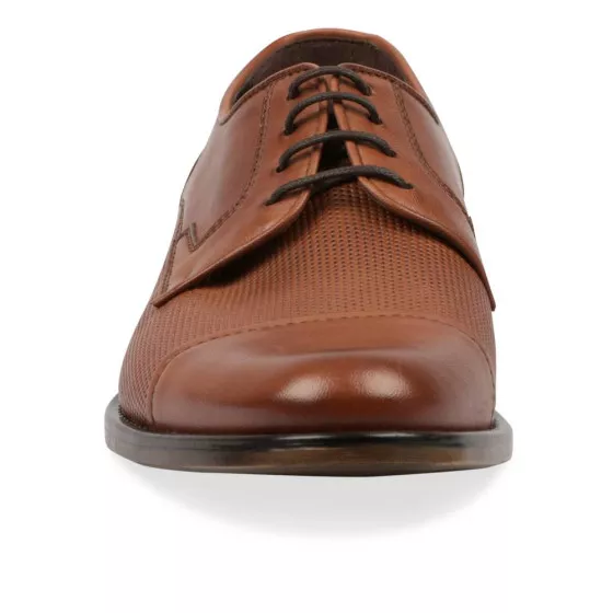 Derbies MARRON B-BLAKE CUIR