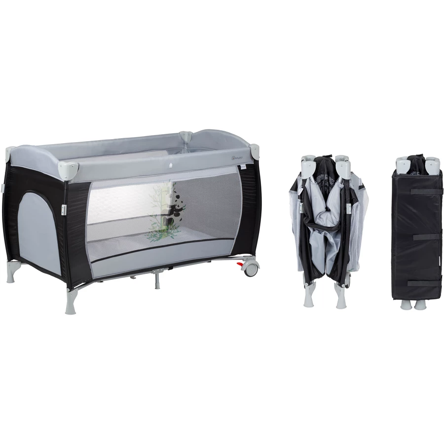 babyGO Reisebett Sleeper delux - black