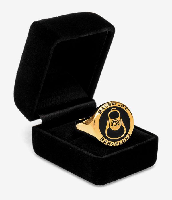 Macba Life Enamel Ring (gold)