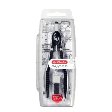 Herlitz Schnellverstellzirkel My Pen schwarz grau