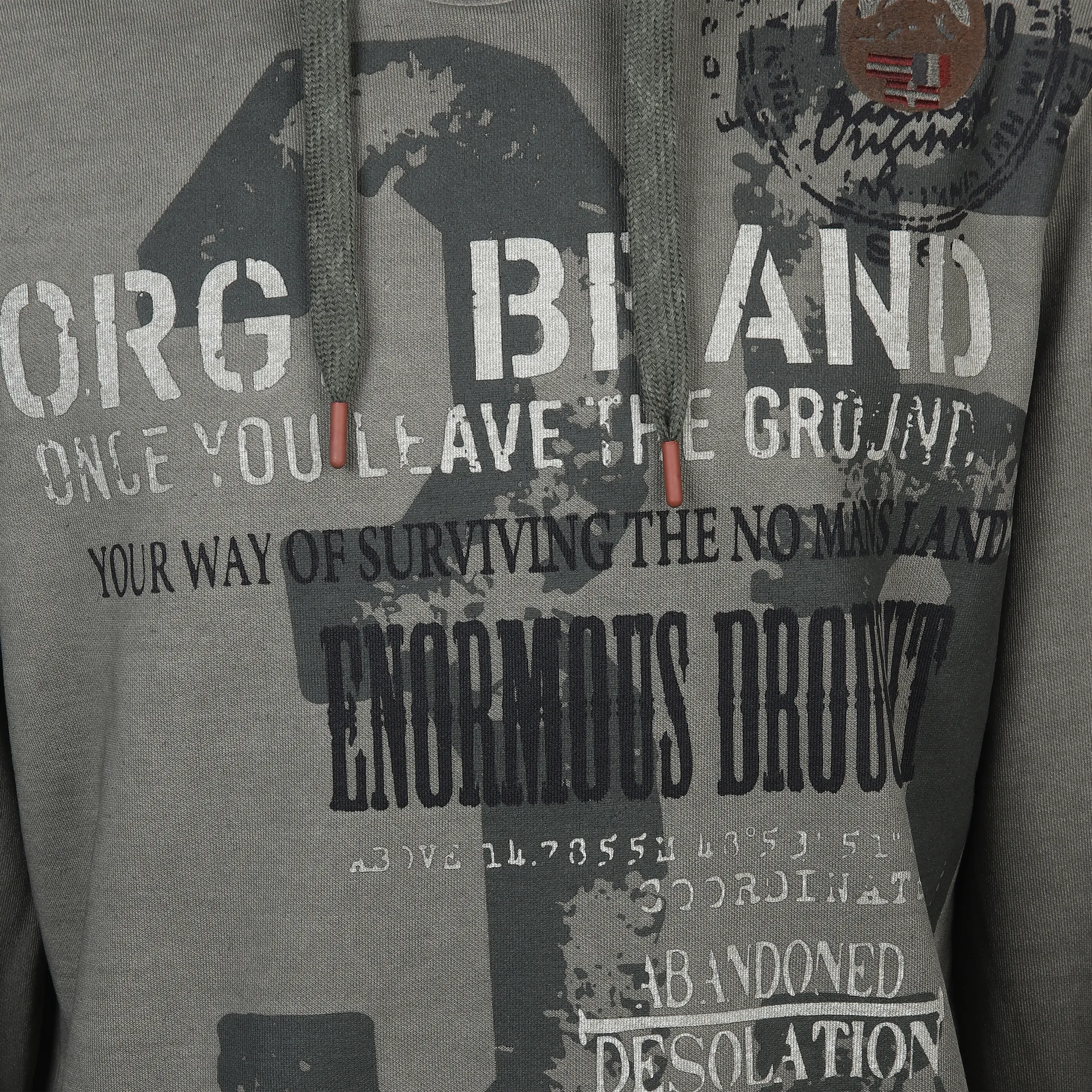 Herren Kapuzenhoodie mit Print