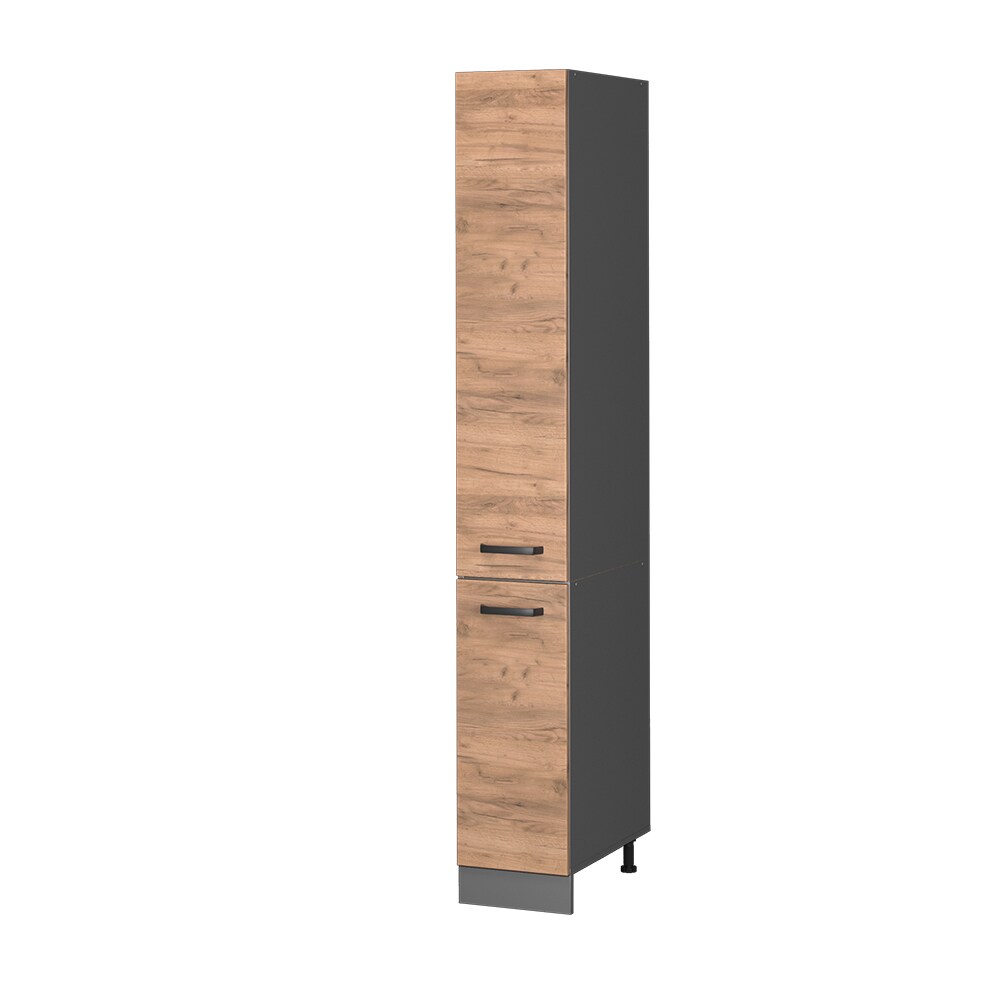 Vicco Apothekerhochschrank Küchenschrank Küchenzeile R-Line 30 cm Anthrazit Eiche