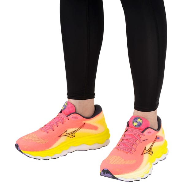 Chaussure running MIZUNO WAVE SKY 7 W HIGH-VIS PINK/OMBRE BLUE/BOLT NEON
