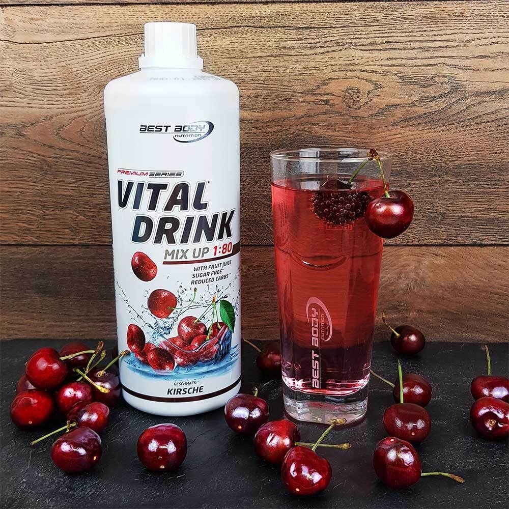 Best Body Nutrition Low Carb Nutrition Vital Drink Kirsche