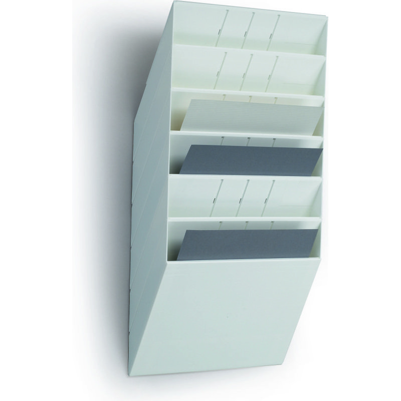 Trieur mural 6 cases FLEXIBOXX  Durable A4 paysage gris