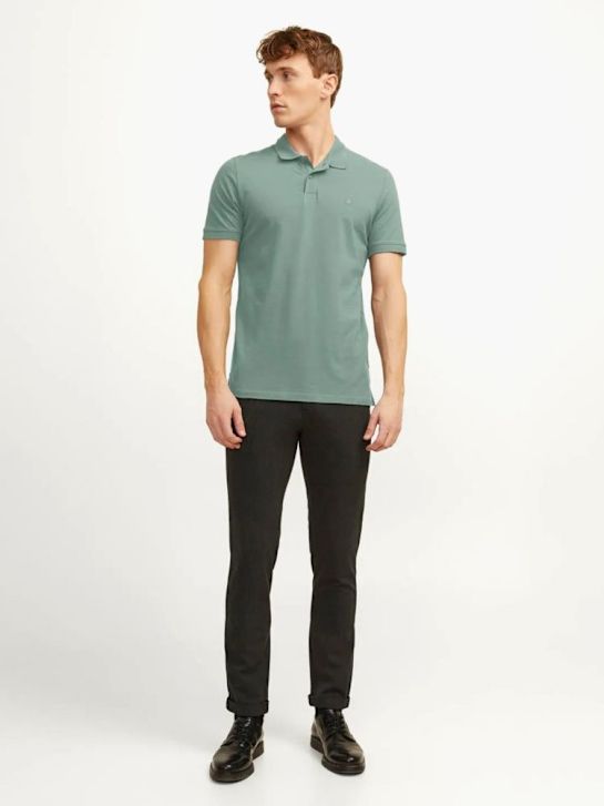 JACK & JONES Polo-Shirt Grün